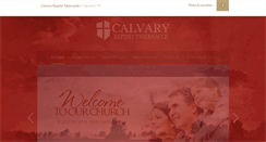 Desktop Screenshot of calvarybaptisttabernacle.com